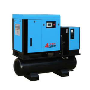 22kW 30hp 15BAR รวมกันบีบอัดสกรูอากาศพร้อมถังและเครื่องเป่าสำหรับการตัดด้วยเลเซอร์